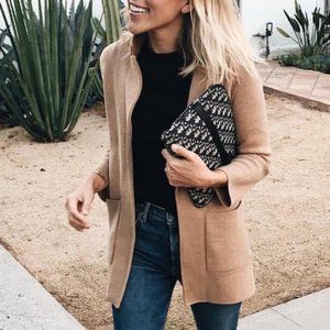 Sophie Open Front Sweater Blazer J Crew